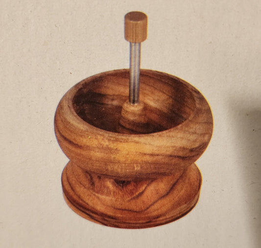 Solid Teak Bead Spinner Set